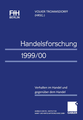 Handelsforschung 1999/00 von Trommsdorff,  Volker