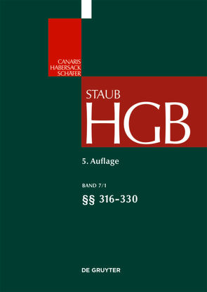 Handelsgesetzbuch / §§ 316-330 von Habersack,  Mathias, Kersting,  Christian, Schürnbrand,  Jan