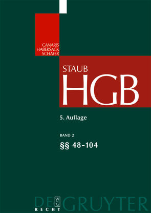 Handelsgesetzbuch / §§ 48-104 von Emde,  Raimond, Joost,  Detlev, Thiessen,  Jan, Weber,  Christoph