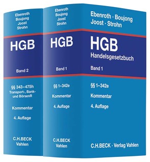 Handelsgesetzbuch Gesamtwerk von Boujong,  Karlheinz, Ebenroth,  Carsten Thomas, Joost,  Detlev, Strohn,  Lutz