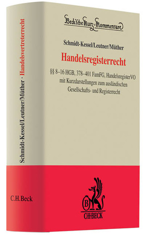 Handelsregisterrecht von Leutner,  Gerd, Müther,  Peter Hendrik, Schmidt-Kessel,  Martin