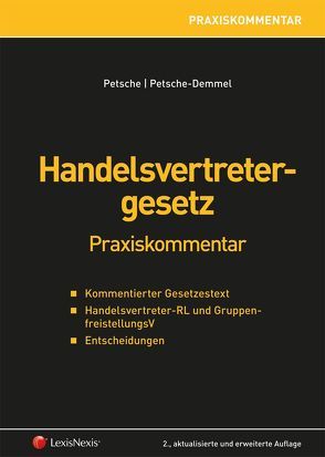 Handelsvertretergesetz von Petsche,  Alexander, Petsche-Demmel,  Simone