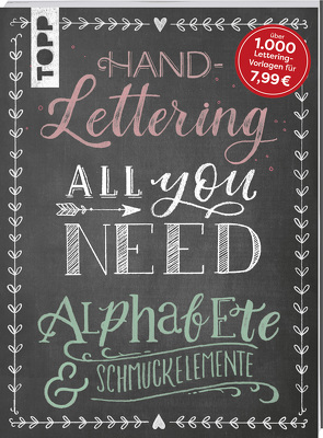 Handlettering All you need. Die schönsten Alphabete und Schmuckelemente von frechverlag