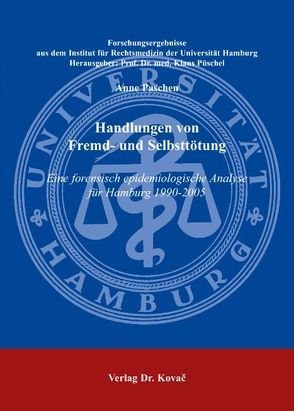 Handlungen von Fremd- und Selbsttötung von Paschen,  Anne