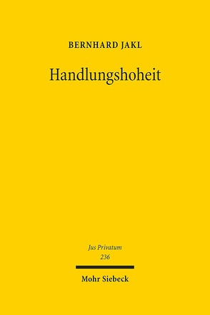 Handlungshoheit von Jakl,  Bernhard