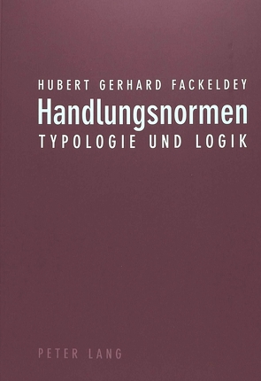 Handlungsnormen von Fackeldey,  Hubert Gerhard