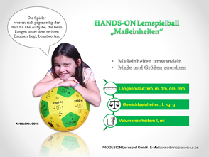 HANDS ON Lernspielball – Maßeinheiten