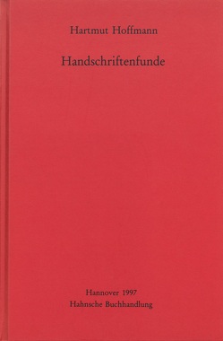 Handschriftenfunde von Hoffmann,  Hartmut