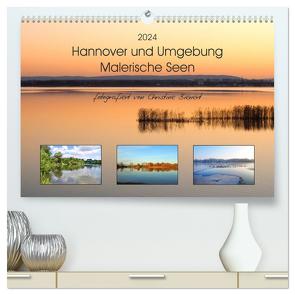 Hannover und Umgebung – Malerische Seen (hochwertiger Premium Wandkalender 2024 DIN A2 quer), Kunstdruck in Hochglanz von Bienert,  Christine