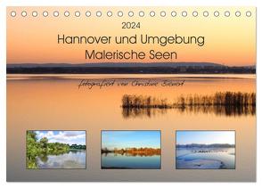 Hannover und Umgebung – Malerische Seen (Tischkalender 2024 DIN A5 quer), CALVENDO Monatskalender von Bienert,  Christine