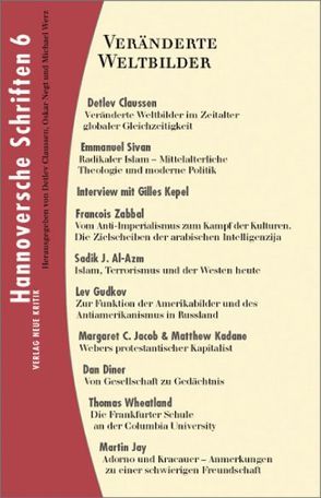 Hannoversche Schriften / Hannoversche Schriften von Claussen,  Detlev, Negt,  Oskar, Werz,  Michael