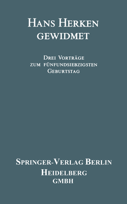 Hans Herken Gewidmet von Coper,  Helmut, Kalow,  W., Kewitz,  H.