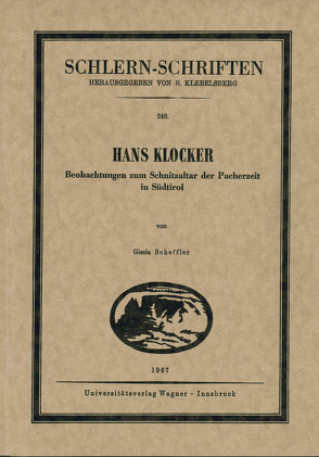 Hans Klocker von Scheffler,  Gisela