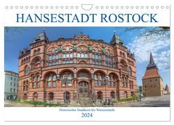 Hansestadt Rostock Historischer Stadtkern bis Warnemünde (Wandkalender 2024 DIN A4 quer), CALVENDO Monatskalender von / pixs:sell@Adobe Stock,  pixs:sell@fotolia