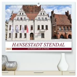 Hansestadt Stendal (hochwertiger Premium Wandkalender 2024 DIN A2 quer), Kunstdruck in Hochglanz von Rein,  Markus