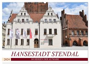 Hansestadt Stendal (Wandkalender 2024 DIN A2 quer), CALVENDO Monatskalender von Rein,  Markus