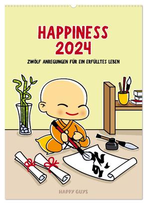 Happiness 2024 (Wandkalender 2024 DIN A2 hoch), CALVENDO Monatskalender von Nemeth,  Bernhard Moestl,  Irene