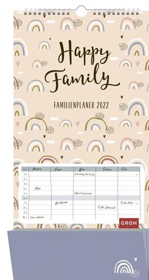 Happy Family – Familienplaner 2022 von Groh Verlag