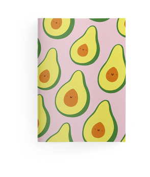 Happy Fruits 10,5×14,8 cm – GreenLine Booklet – 48 Seiten, Punktraster und blanko – Softcover – gebunden