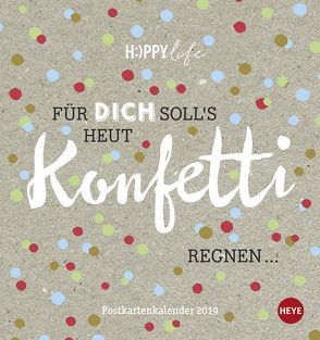 HAPPYlife Postkartenkalender – Kalender 2019 von Heye