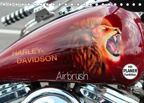 Harley Davidson – Airbrush (Tischkalender 2023 DIN A5 quer) von Brix - Studio Brix,  Matthias