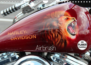 Harley Davidson – Airbrush (Wandkalender 2023 DIN A4 quer) von Brix - Studio Brix,  Matthias