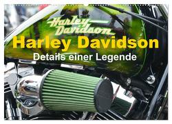 Harley Davidson – Details einer Legende (Wandkalender 2024 DIN A2 quer), CALVENDO Monatskalender von Bartruff,  Thomas