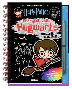 Aus den Filmen zu Harry Potter: Geheimnisvolles Hogwarts: Magischer Kratzspaß (mit Kratzstift) von Panini