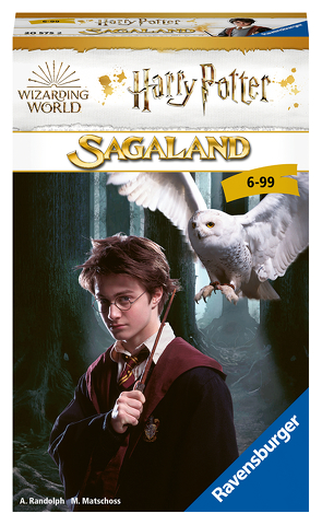 Ravensburger 20575 – Harry Potter Sagaland, Mitbringspiel für 2-4 Spieler, ab 6 Jahren, kompaktes Format, Reisespiel, Kreaturen von Matschoss,  Michel, Randolph,  Alex