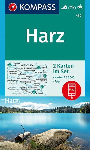 KOMPASS Wanderkarte Harz von KOMPASS-Karten GmbH