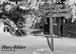 Harz-Bilder in monochrome (Tischkalender 2023 DIN A5 quer) von Levi,  Andreas