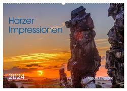 Harzer Impressionen (Wandkalender 2024 DIN A2 quer), CALVENDO Monatskalender von Fritsche,  Klaus