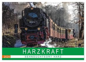 HARZKRAFT – SEHNSUCHTSORT HARZ (Wandkalender 2024 DIN A3 quer), CALVENDO Monatskalender von Felix,  Holger