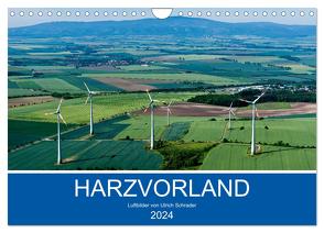 Harzvorland Luftbilder 2024 (Wandkalender 2024 DIN A4 quer), CALVENDO Monatskalender von Schrader,  Ulrich