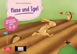 Hase und Igel. Kamishibai Bildkartenset von Bohnstedt,  Antje, Grimm Brüder, Klement,  Simone