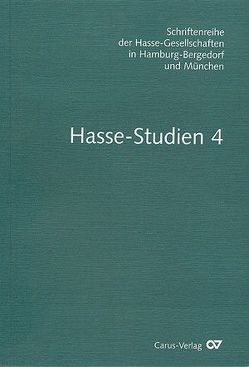 Hasse-Studien / Hasse-Studien 4 von Hochstein,  Wolfgang, Wiesend,  Reinhard