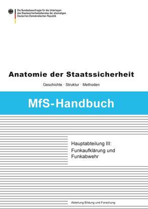 Hauptabteilung III von Schmidt,  Andreas