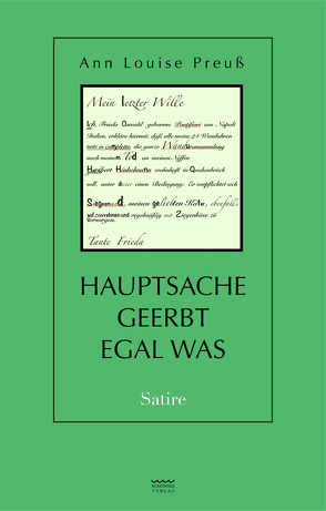 Hauptsache geerbt – egal was von Preuß,  Ann Louise