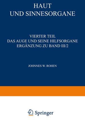 Haut und Sinnesorgane von Rohen,  Johannes W