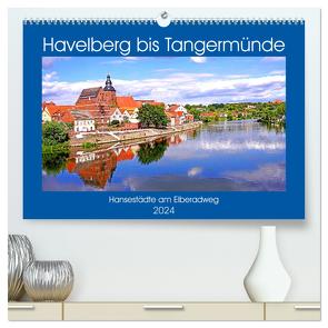 Havelberg bis Tangermünde (hochwertiger Premium Wandkalender 2024 DIN A2 quer), Kunstdruck in Hochglanz von Bussenius,  Bate