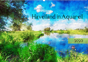 Havelland in Aquarell (Wandkalender 2023 DIN A2 quer) von Frost,  Anja