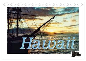 Hawaii – Sehnsuchtsinseln Oahu und Maui (Tischkalender 2024 DIN A5 quer), CALVENDO Monatskalender von J. Richtsteig,  Walter