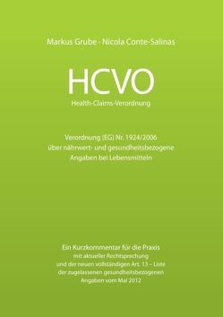 HCVO Health-Claims-Verordnung von Conte-Salinas,  Nicola, Grube,  Markus