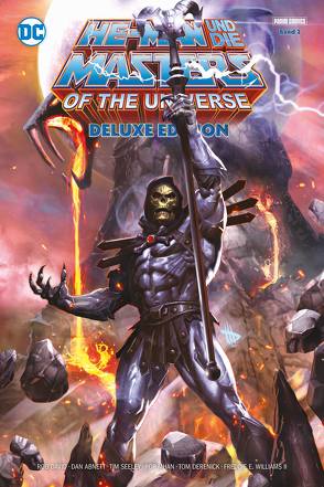 He-Man und die Masters of the Universe (Deluxe Edition) von Abnett,  Dan, David,  Rob, Derenick,  Tom, Faßbender,  Jörg, Fraga Dan, Goldfine,  Llyod, Gorde,  Jason, Hidalgo,  Carolin, Kuperberg,  Paul, Mhan,  Pop, Rother,  Josef, Salazar,  Edgar, Seeley,  Tim, u.a., Williams II,  Freddie E.