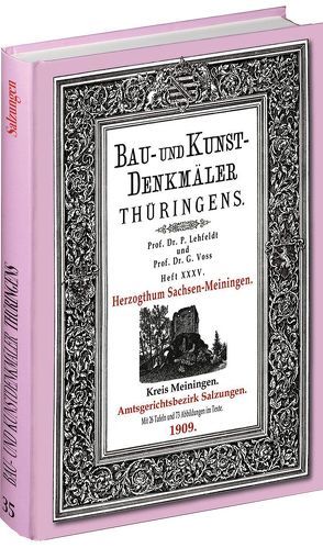 [HEFT 35] Bau- und Kunstdenkmäler Thüringens. Kreis Meiningen – Amtsgerichtsbezirk SALZUNGEN 1909. von Lehfeldt,  Paul, Rockstuhl,  Harald, Voss,  Georg