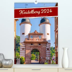 Heidelberg 2024 – Sehnsucht nach Heidelberg – 12 Monate voller Erinnerungen (Premium, hochwertiger DIN A2 Wandkalender 2024, Kunstdruck in Hochglanz) von Assfalg Photographie,  Thorsten