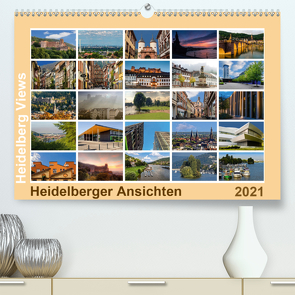 Heidelberg Views – Heidelberger Ansichten (Premium, hochwertiger DIN A2 Wandkalender 2021, Kunstdruck in Hochglanz) von Seethaler Fotografie,  Thomas