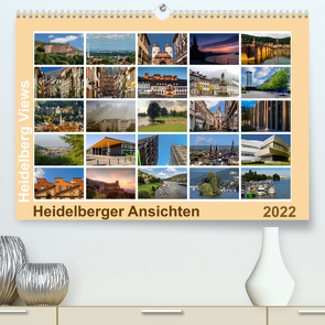 Heidelberg Views – Heidelberger Ansichten (Premium, hochwertiger DIN A2 Wandkalender 2022, Kunstdruck in Hochglanz) von Seethaler Fotografie,  Thomas