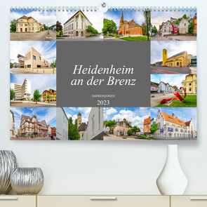 Heidenheim an der Brenz Impressionen (Premium, hochwertiger DIN A2 Wandkalender 2023, Kunstdruck in Hochglanz) von Meutzner,  Dirk