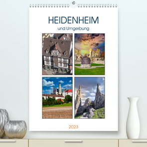 Heidenheim und Umgebung (Premium, hochwertiger DIN A2 Wandkalender 2023, Kunstdruck in Hochglanz) von Huschka,  Klaus-Peter